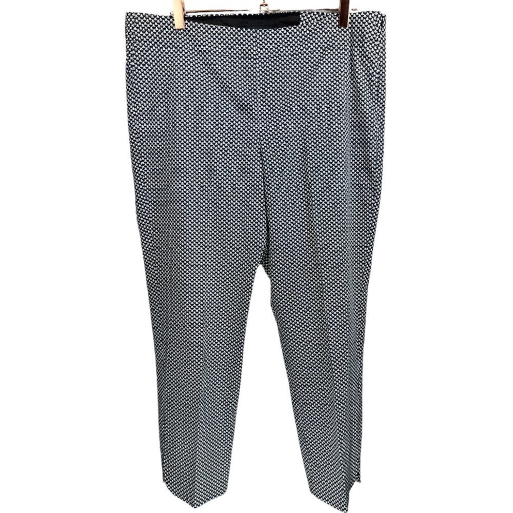 Talbots‎ Lightweight Printed Ankle Pants Size 10 Career Office Work Preppy